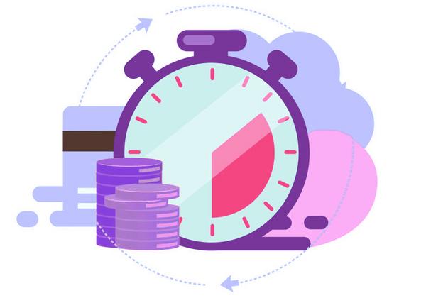 clock demonstrate the short passage of time