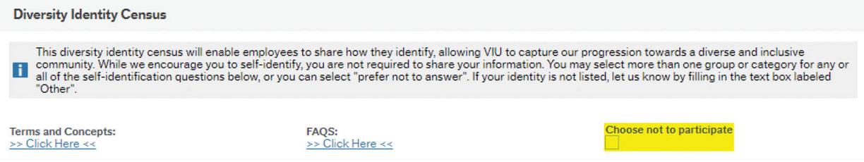 Choose not to participate