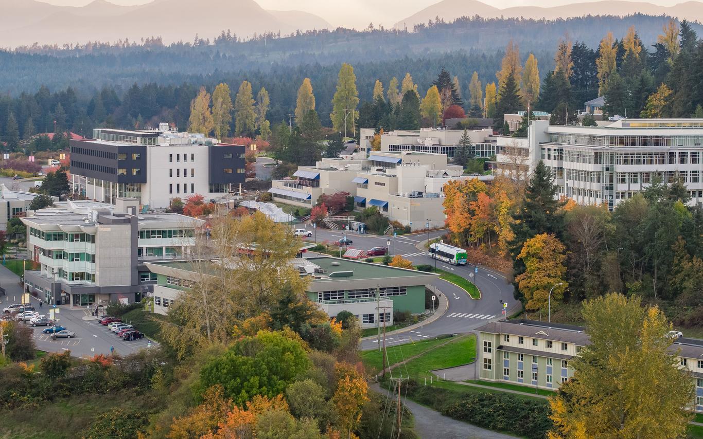 VIU Nanaimo Campus looking southwest